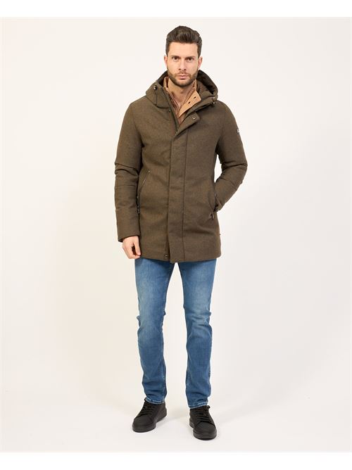 Manteau pour homme Yes Zee avec capuche et intérieur matelassé YES ZEE | O843-NC000970